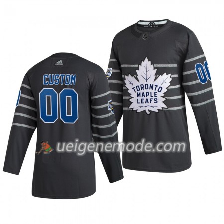 Herren Toronto Maple Leafs Trikot Custom Grau Adidas 2020 NHL All-Star Authentic